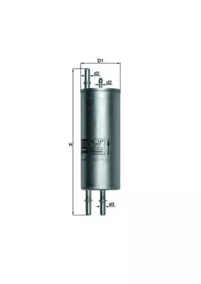Fuel Filter KNECHT KL 167)