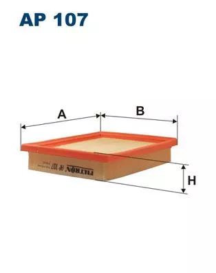 Luftfilter FILTRON AP 107)
