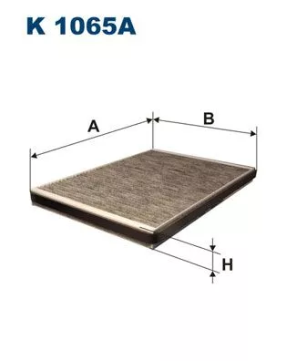Kabinenluftfilter FILTRON K 1065A)