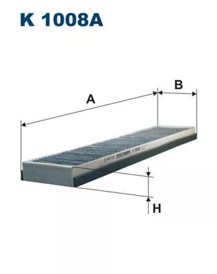 Kabinenluftfilter FILTRON K 1008A)