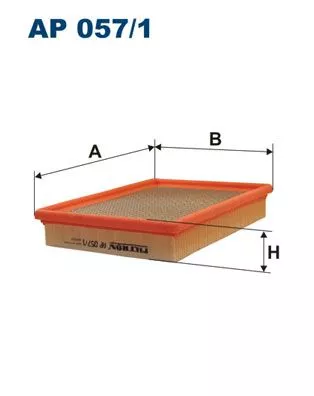 Luftfilter FILTRON AP 057/1)