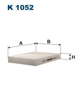 Kabinenluftfilter FILTRON K 1052)