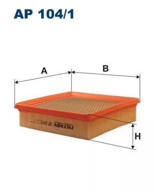 Luftfilter FILTRON AP 104/1)