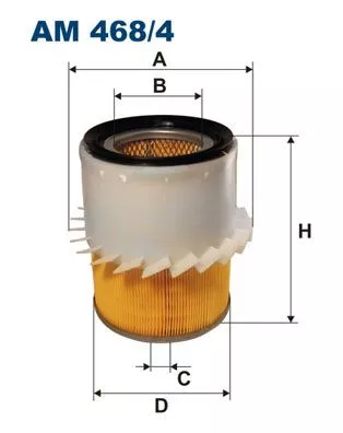 Luftfilter FILTRON AM 468/4)