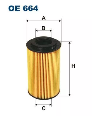 Ölfilter FILTRON OE 664)