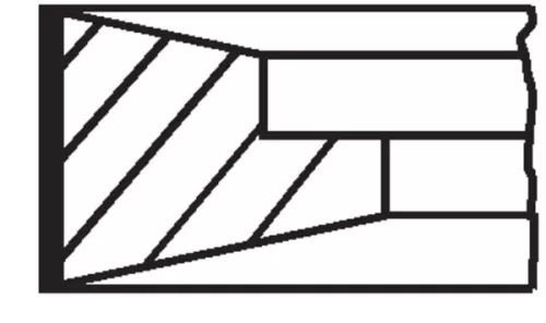 Kolbenringsatz MAHLE 061 06 N0)