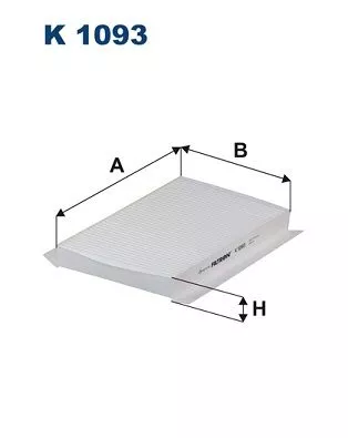 Kabinenluftfilter FILTRON K 1093)