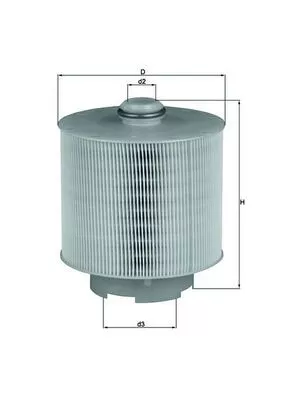 Luftfilter KNECHT LX 1006/1D)