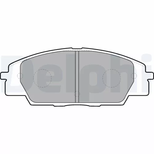 Brake Pad Set, disc brake DELPHI LP1722)