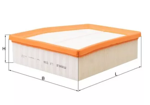 Luftfilter KNECHT LX 934)