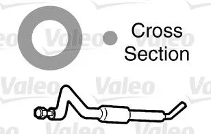 Gasket, coolant pipe VALEO 508998)
