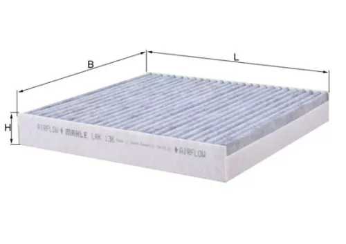 Kabinenluftfilter KNECHT LAK 136)