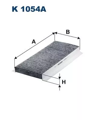 Kabinenluftfilter FILTRON K 1054A)