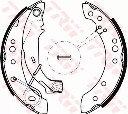 Bremsbackensatz TRW GS8467)