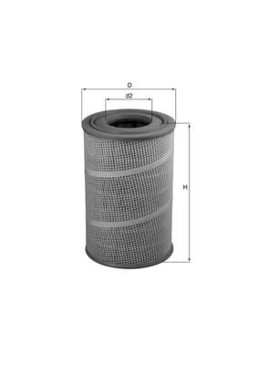 Luftfilter KNECHT LX 560/1)