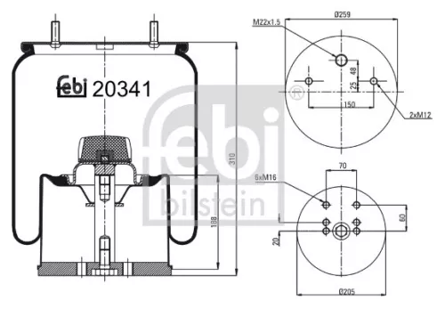 Verbindungsstange/Kupplungsstange, Stabilisatorstange FEBI BILSTEIN 21357)