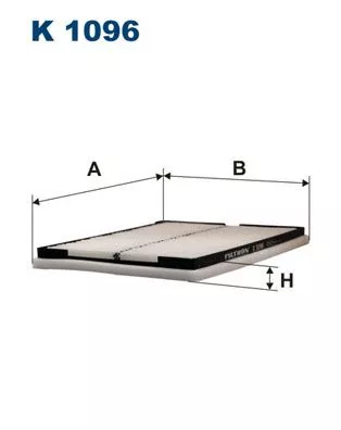 Kabinenluftfilter FILTRON K 1096)