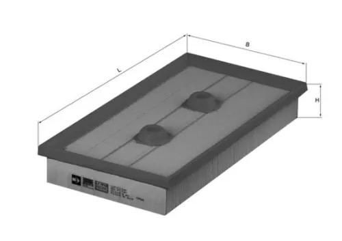Luftfilter KNECHT LX 1643)