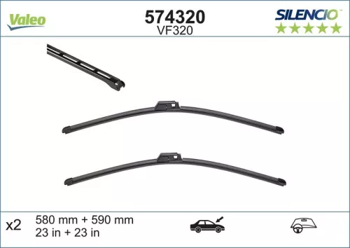 Wiper Blade VALEO 574320)