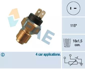 Sensor, coolant temperature FAE 34020)