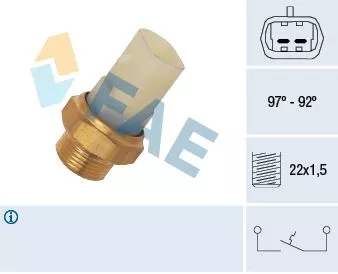 Temperature Switch, radiator fan FAE 37710)