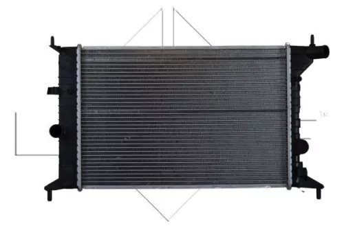 Kühler, Motorkühlung NRF 509516)