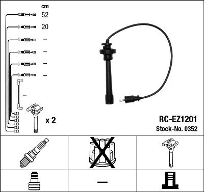 Zündkabelsatz NGK 0352)