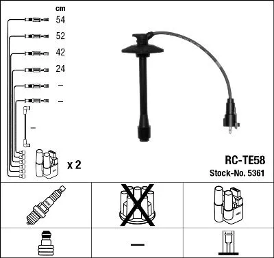 Zündkabelsatz NGK 5361)