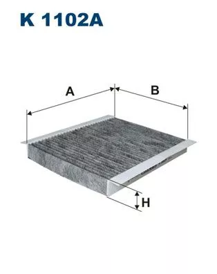 Kabinenluftfilter FILTRON K 1102A)