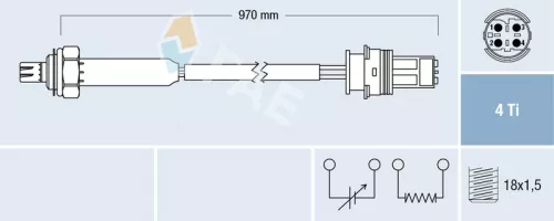Oxygen Sensor FAE 77190)