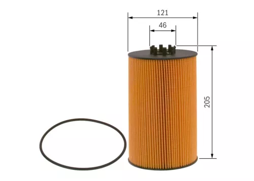 Oil Filter BOSCH F 026 407 051)