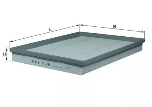 Luftfilter KNECHT LX 2036)
