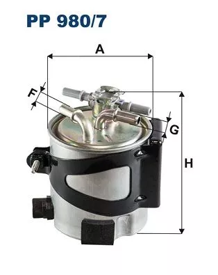 Kraftstofffilter FILTRON PP 980/7)