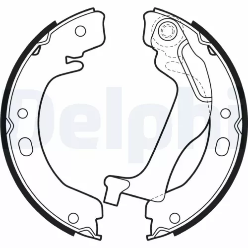 Bremsbackensatz DELPHI LS2003)