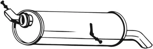 Rear Muffler BOSAL 190-141)