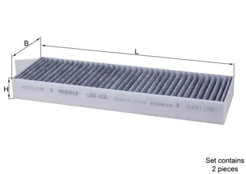 Kabinenluftfilter KNECHT LAK 428/S)