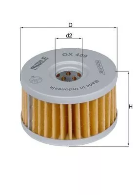 Ölfilter KNECHT OX 409)