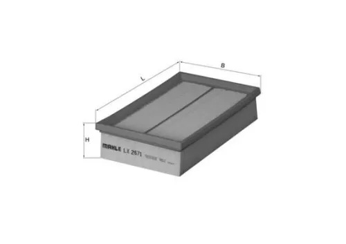 Luftfilter KNECHT LX 2671)