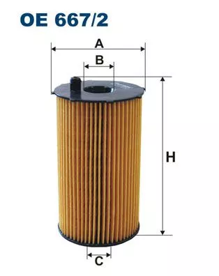 Ölfilter FILTRON OE 667/2)