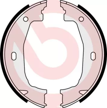Bremsbackensatz, Feststellbremse BREMBO S 06 510)