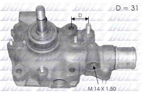 Wasserpumpe, Motorkühlung DOLZ B114)