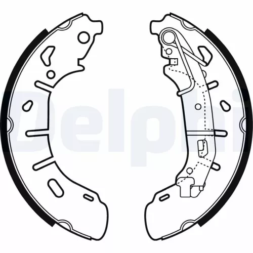 Brake Shoe Set DELPHI LS2050)