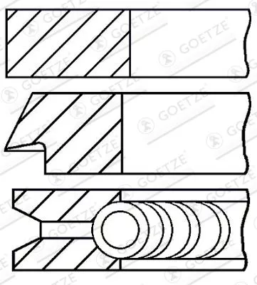Kolbenring-Satz GOETZE ENGINE 08-425300-00)