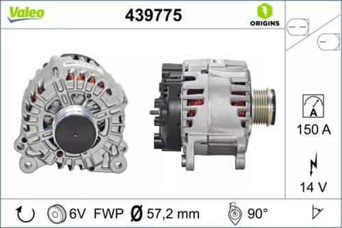 Alternator VALEO 439775)