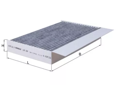 Kabinenluftfilter KNECHT LAK 684)
