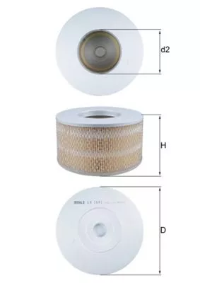 Luftfilter KNECHT LX 1641)