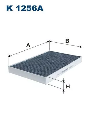 Kabinenluftfilter FILTRON K 1256A)