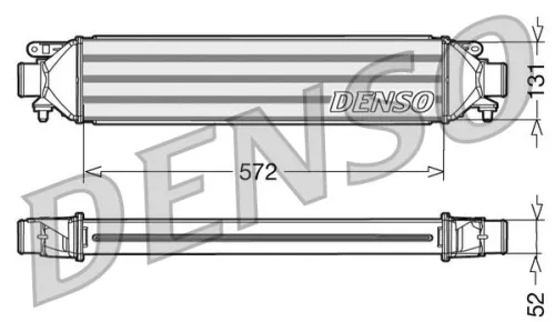 Ladeluftkühler DENSO DIT09107)