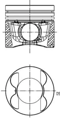 Piston KOLBENSCHMIDT 40809600)