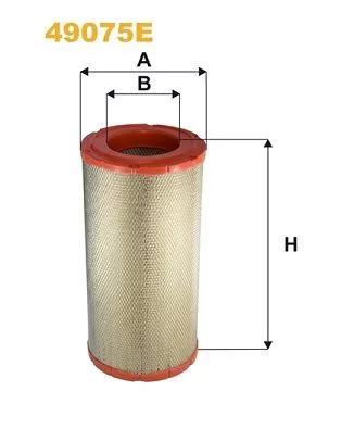 Air Filter WIX FILTERS 49075E)
